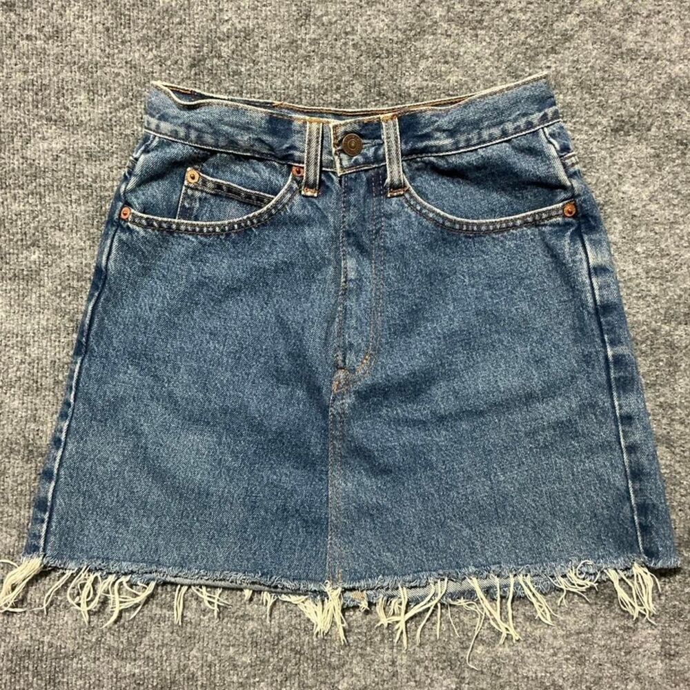 Levi-s Women's Blue and Navy Skirt